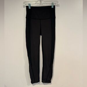 Lululemon on your mark black crop legging